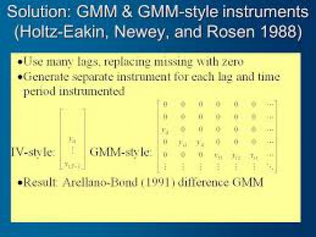 Hướng dẫn Difference GMM - DGMM bằng Eview và Stata